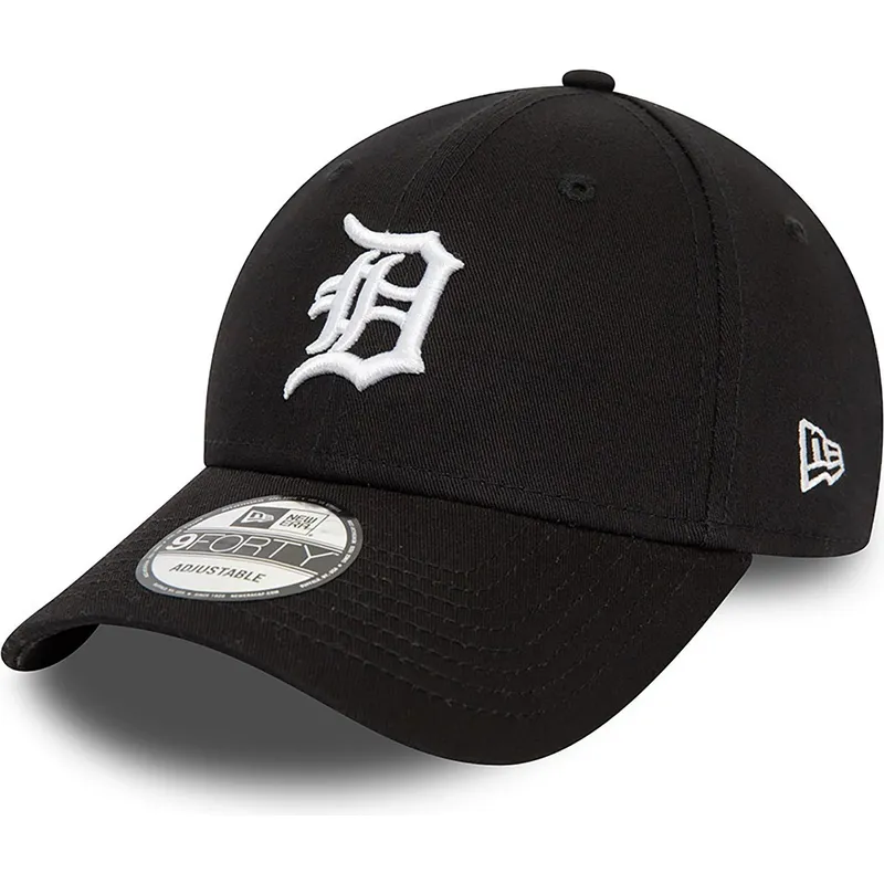 cepice-zaoblena-cerna-nastavitelny-9forty-league-essential-detroit-tigers-mlb-new-era