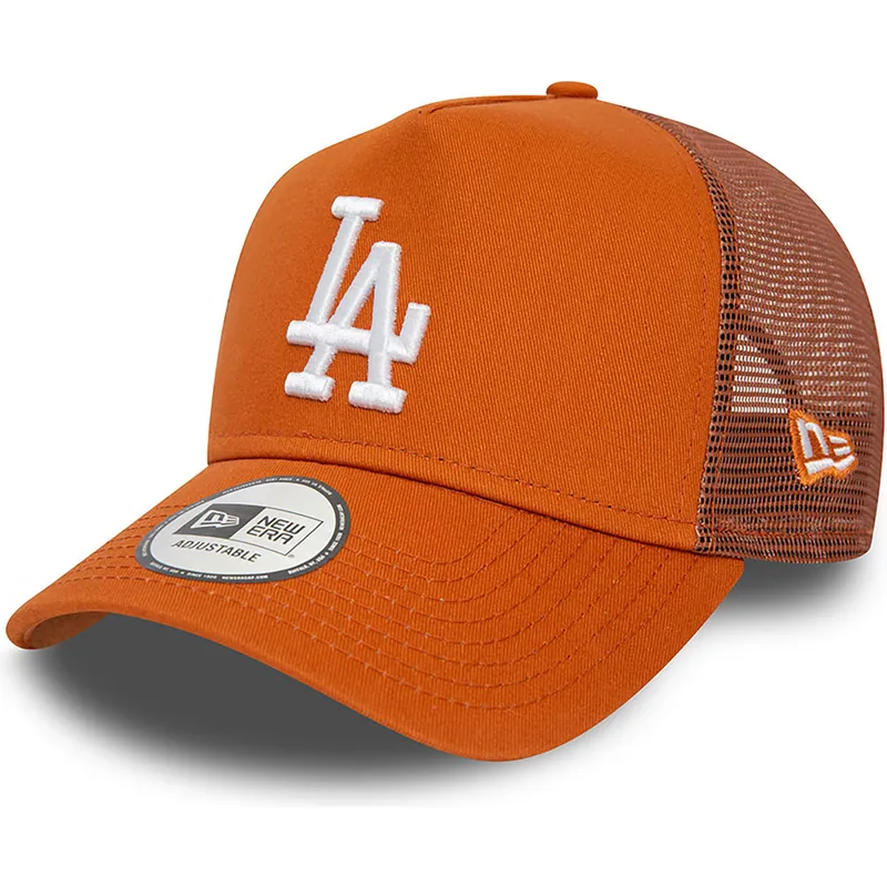 cepice-zaoblena-hneda-snapback-a-frame-league-essential-los-angeles-dodgers-mlb-new-era
