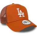 cepice-zaoblena-hneda-snapback-a-frame-league-essential-los-angeles-dodgers-mlb-new-era