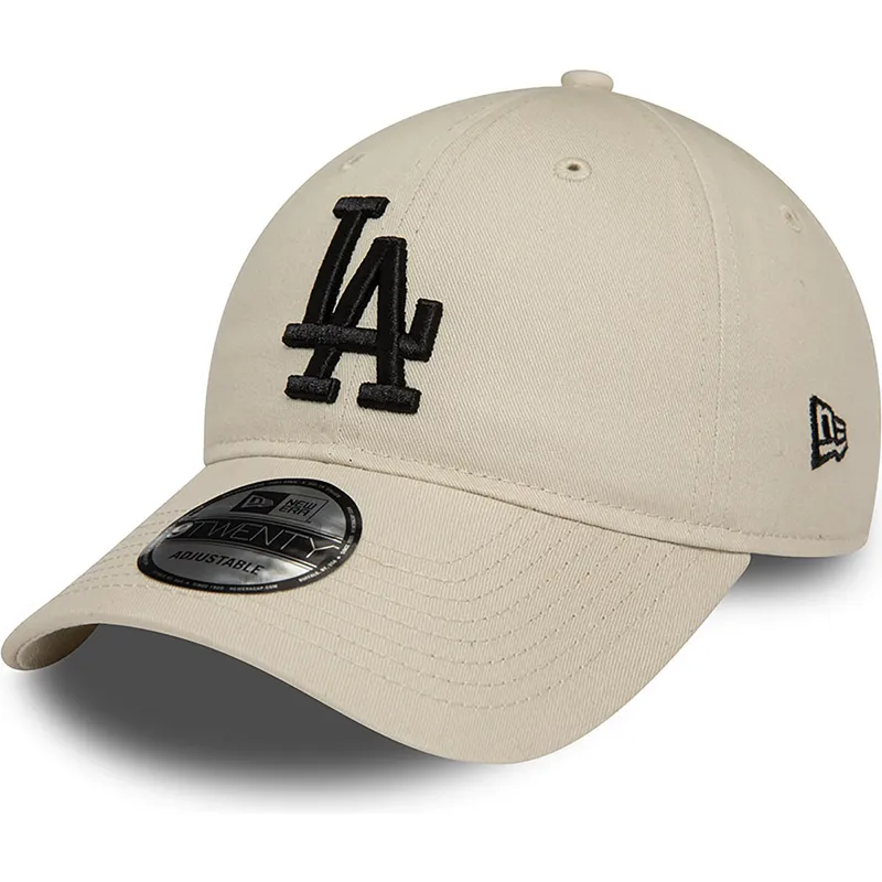 cepice-zaoblena-bezova-nastavitelny-9twenty-league-essential-los-angeles-dodgers-mlb-new-era
