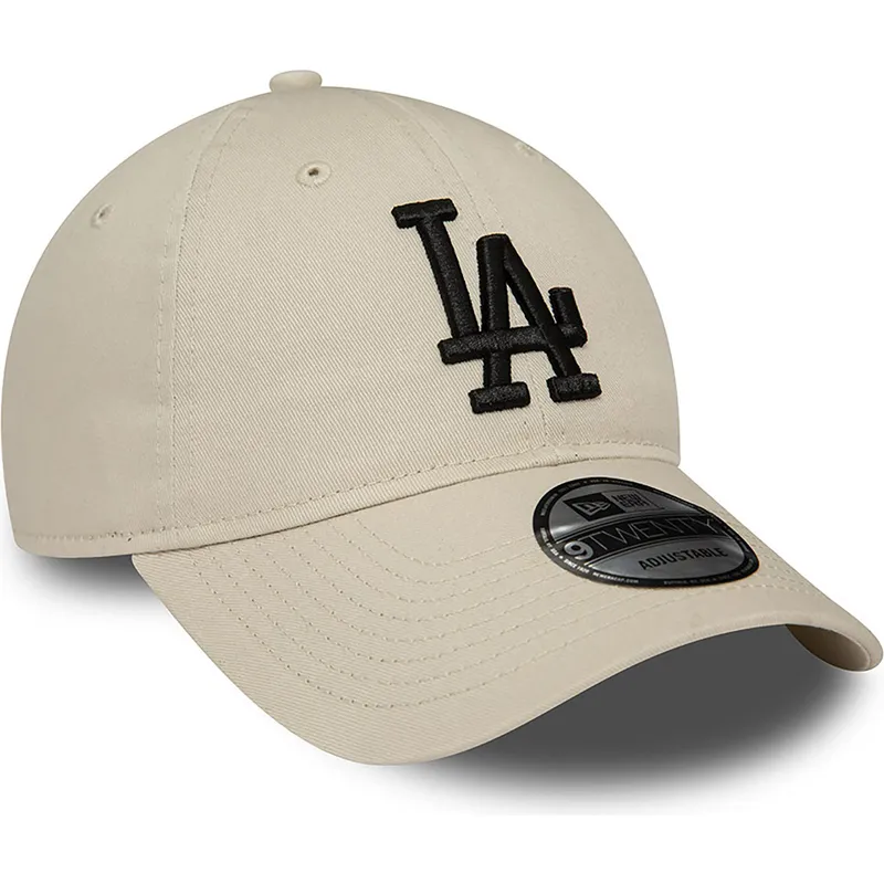 cepice-zaoblena-bezova-nastavitelny-9twenty-league-essential-los-angeles-dodgers-mlb-new-era