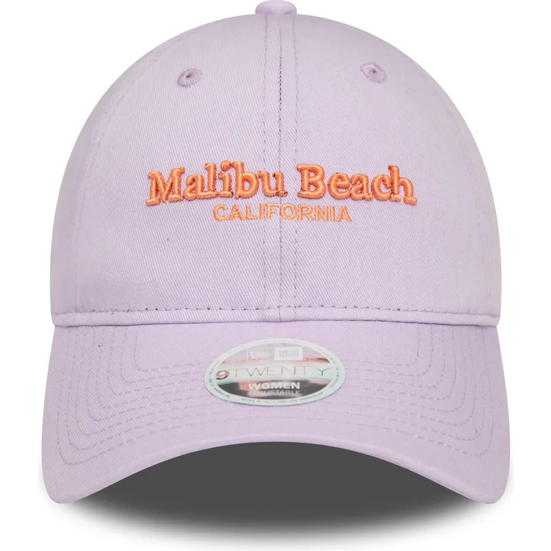 cepice-zaoblena-fialova-nastavitelny-9twenty-wordmark-malibu-beach-california-new-era