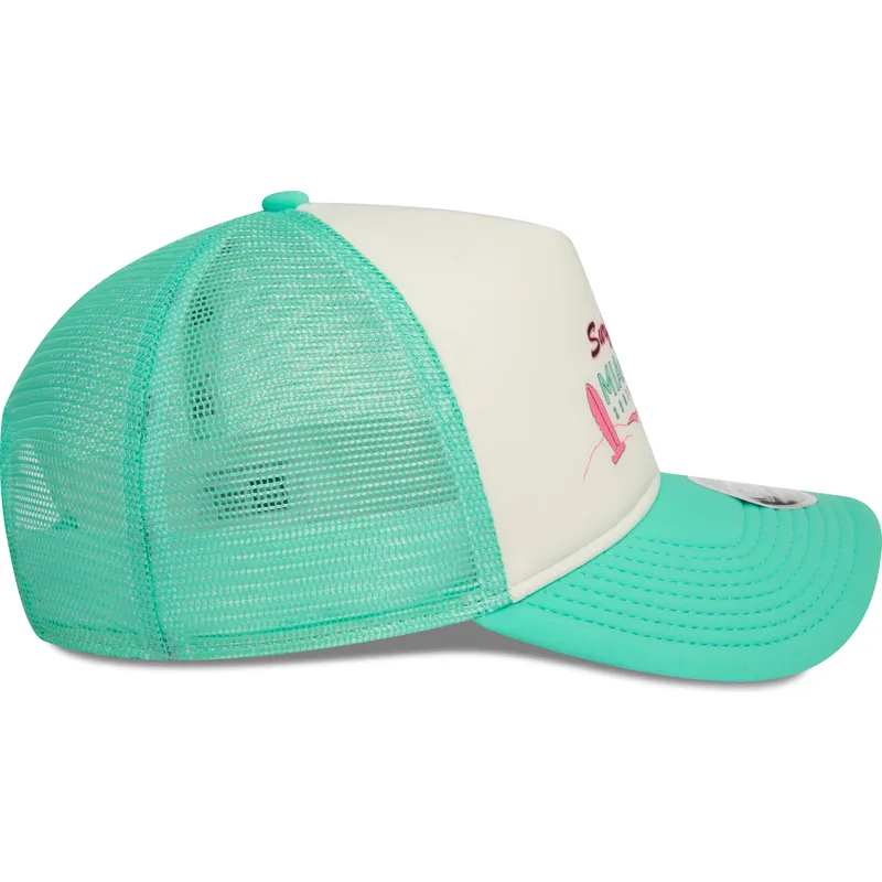 cepice-zaoblena-zelena-snapback-a-frame-foam-front-miami-surf-club-florida-new-era