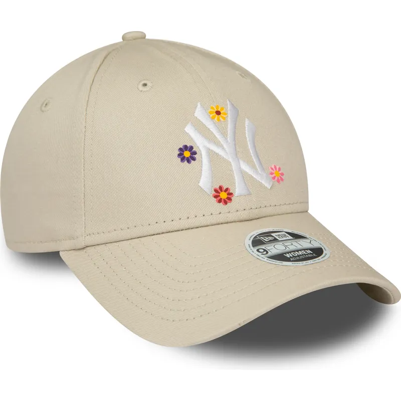 cepice-zaoblena-bezova-nastavitelny-9forty-flower-new-york-yankees-mlb-new-era