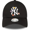 cepice-zaoblena-cerna-nastavitelny-9forty-flower-new-york-yankees-mlb-new-era