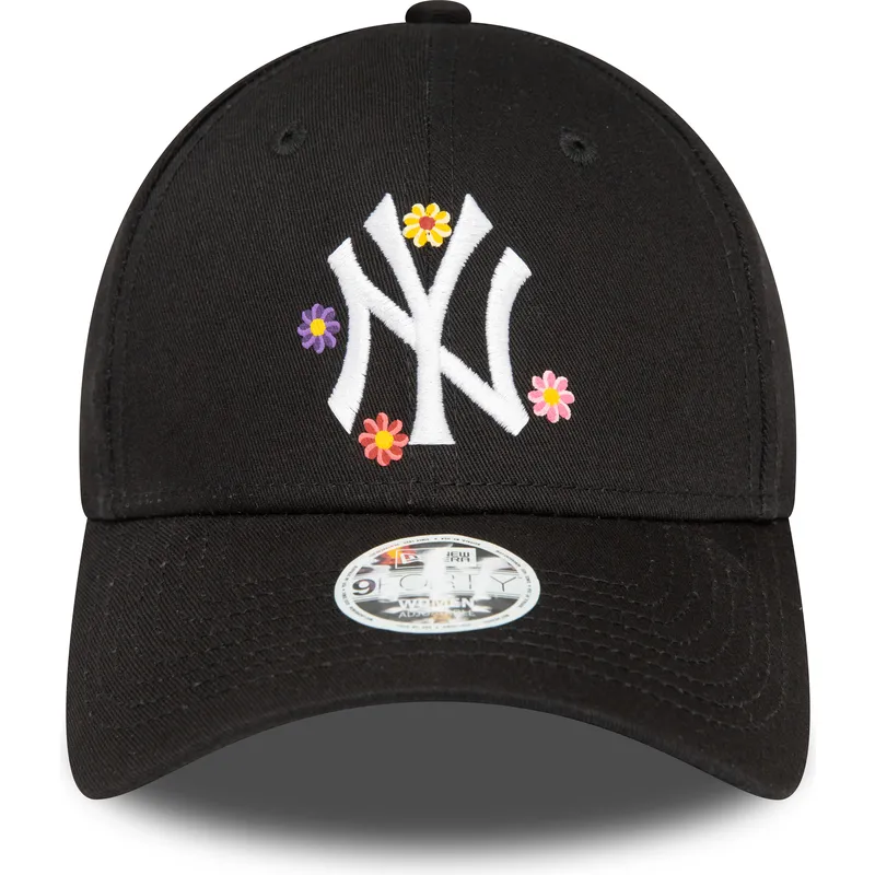 cepice-zaoblena-cerna-nastavitelny-9forty-flower-new-york-yankees-mlb-new-era