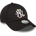 cepice-zaoblena-cerna-nastavitelny-9forty-flower-new-york-yankees-mlb-new-era