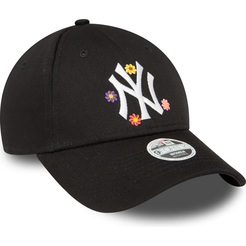 cepice-zaoblena-cerna-nastavitelny-9forty-flower-new-york-yankees-mlb-new-era