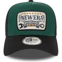 cepice-zaoblena-zelena-snapback-a-frame-patch-motorsport-new-era