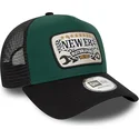 cepice-zaoblena-zelena-snapback-a-frame-patch-motorsport-new-era