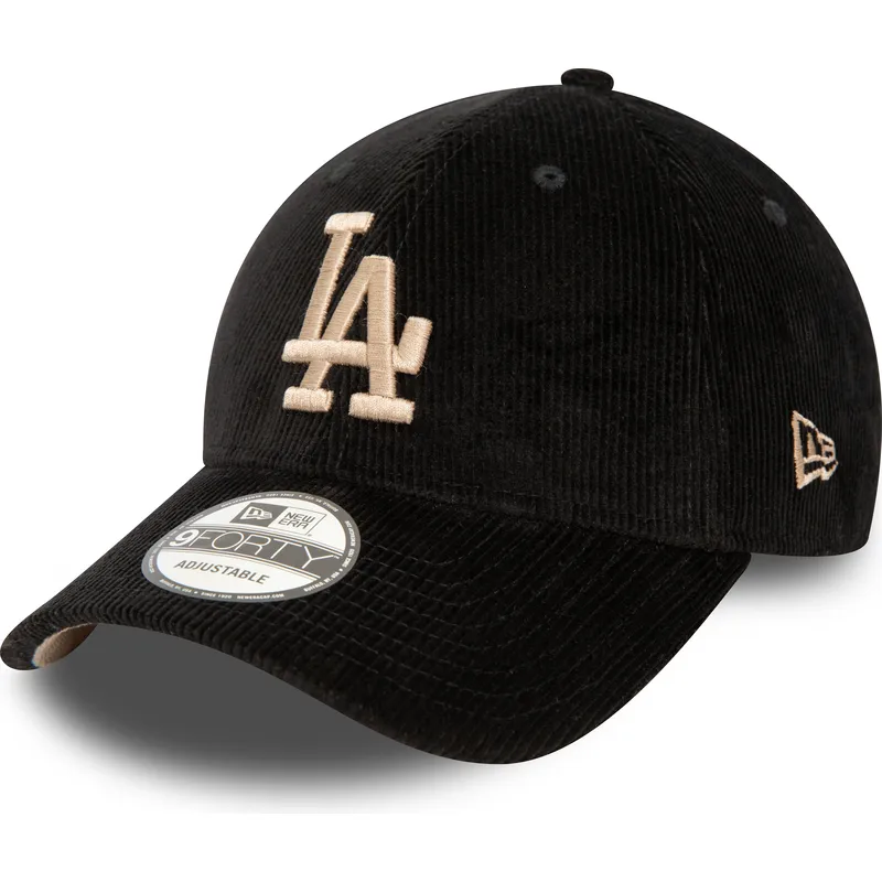 cepice-zaoblena-cerna-nastavitelny-9forty-cord-los-angeles-dodgers-mlb-new-era
