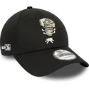 9forty-verstellbare-schwarze-curved-cap-der-minor-league-lansing-lugnuts-milb-von-new-era