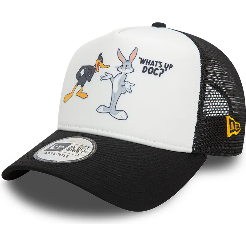 cepice-zaoblena-cerna-snapback-a-frame-character-bugs-bunny-y-pato-lucas-looney-tunes-new-era