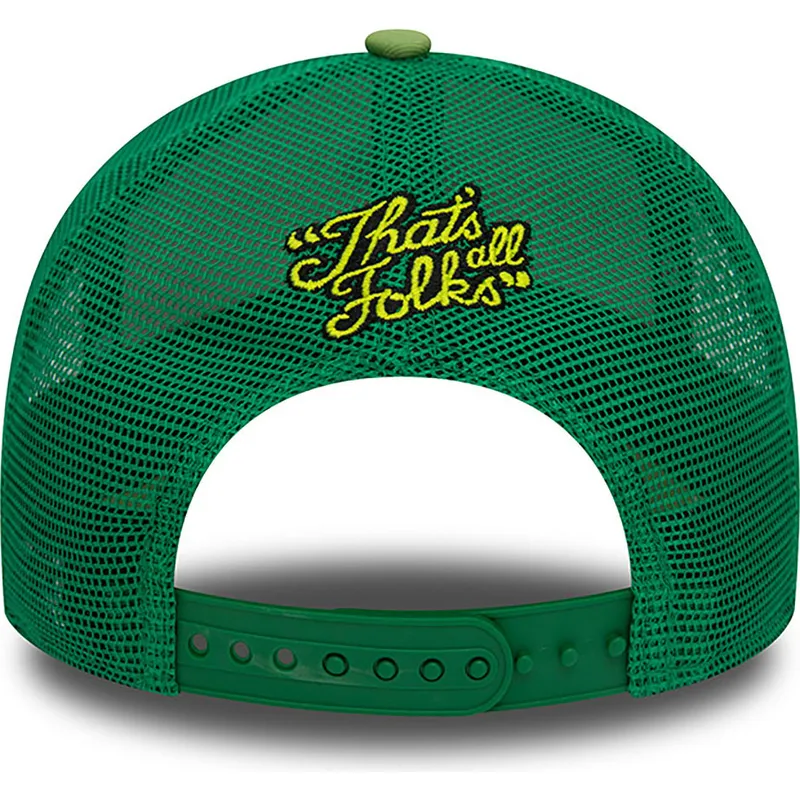 cepice-zaoblena-zelena-snapback-a-frame-frame-character-tasmania-looney-tunes-new-era