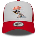 cepice-zaoblena-cervena-snapback-a-frame-character-pato-lucas-y-porky-pig-looney-tunes-new-era