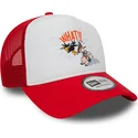 cepice-zaoblena-cervena-snapback-a-frame-character-pato-lucas-y-porky-pig-looney-tunes-new-era