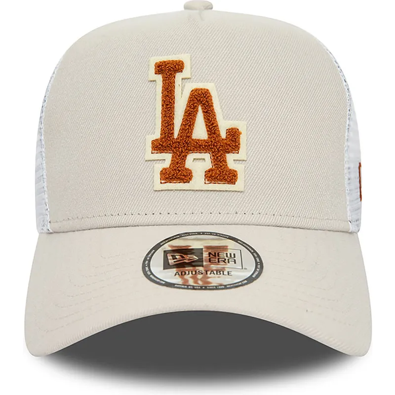 cepice-zaoblena-bezova-snapback-a-frame-boucle-los-angeles-dodgers-mlb-new-era