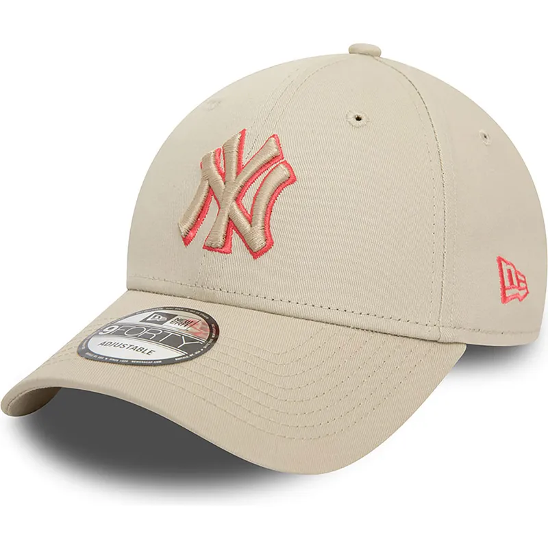 cepice-zaoblena-bezova-nastavitelny-9forty-team-outline-new-york-yankees-mlb-new-era