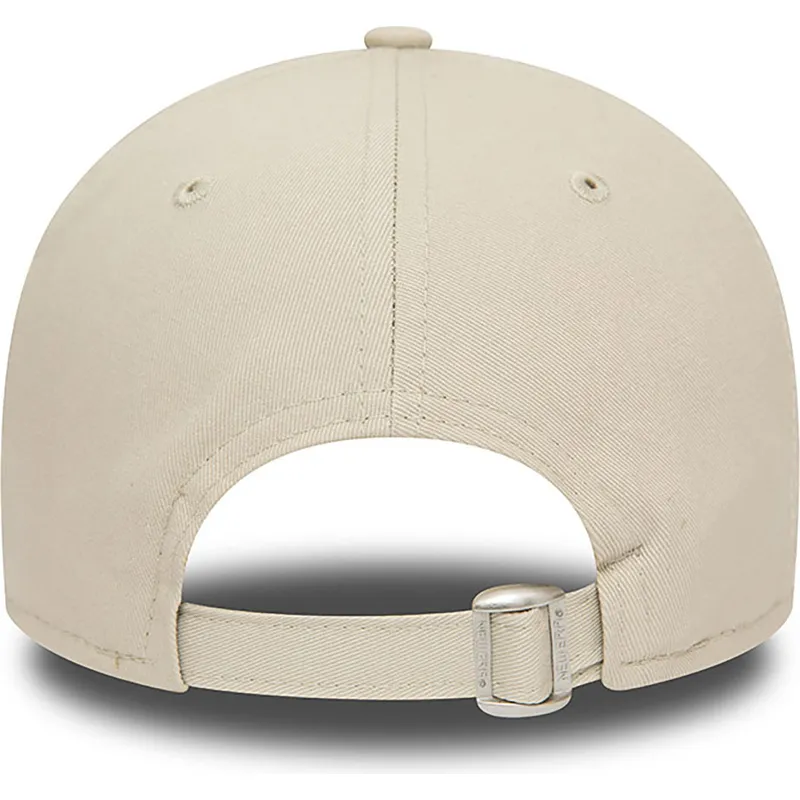 beige-verstellbare-curved-cap-9forty-team-outline-der-new-york-yankees-mlb-von-new-era