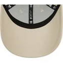 beige-verstellbare-curved-cap-9forty-team-outline-der-new-york-yankees-mlb-von-new-era
