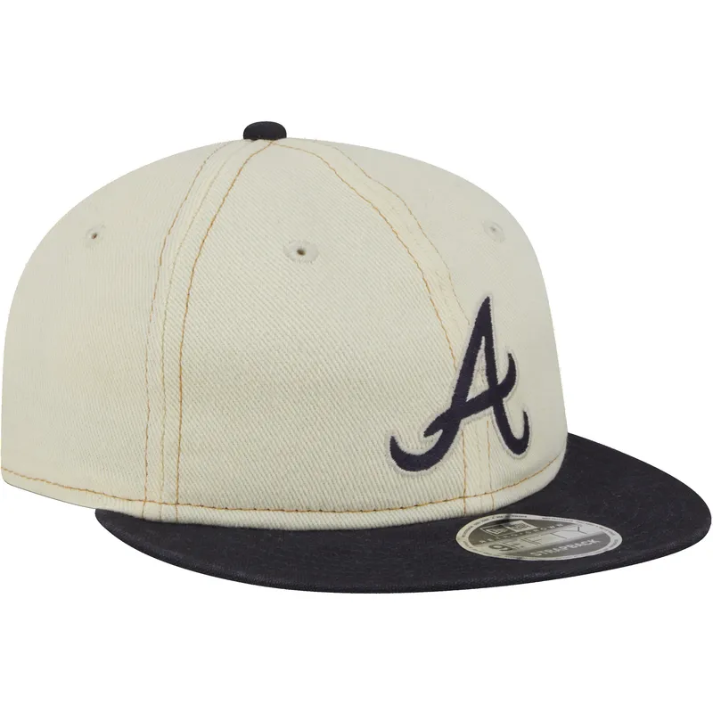 cepice-rovna-bezova-snapback-9fifty-retro-crown-denim-atlanta-braves-mlb-new-era cepice-rovna-bezova-snapback-9fifty-retro-crown-denim-atlanta-braves-mlb-new-era