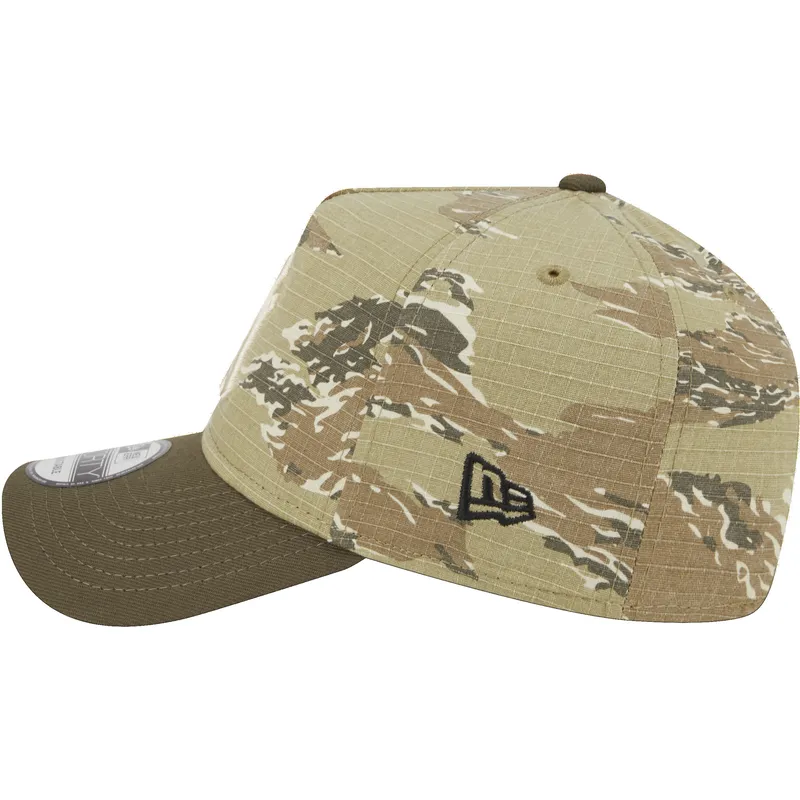 gebogene-kappe-camouflage-snapback-9forty-a-frame-two-tone-tiger-der-new-york-yankees-mlb-von-new-era