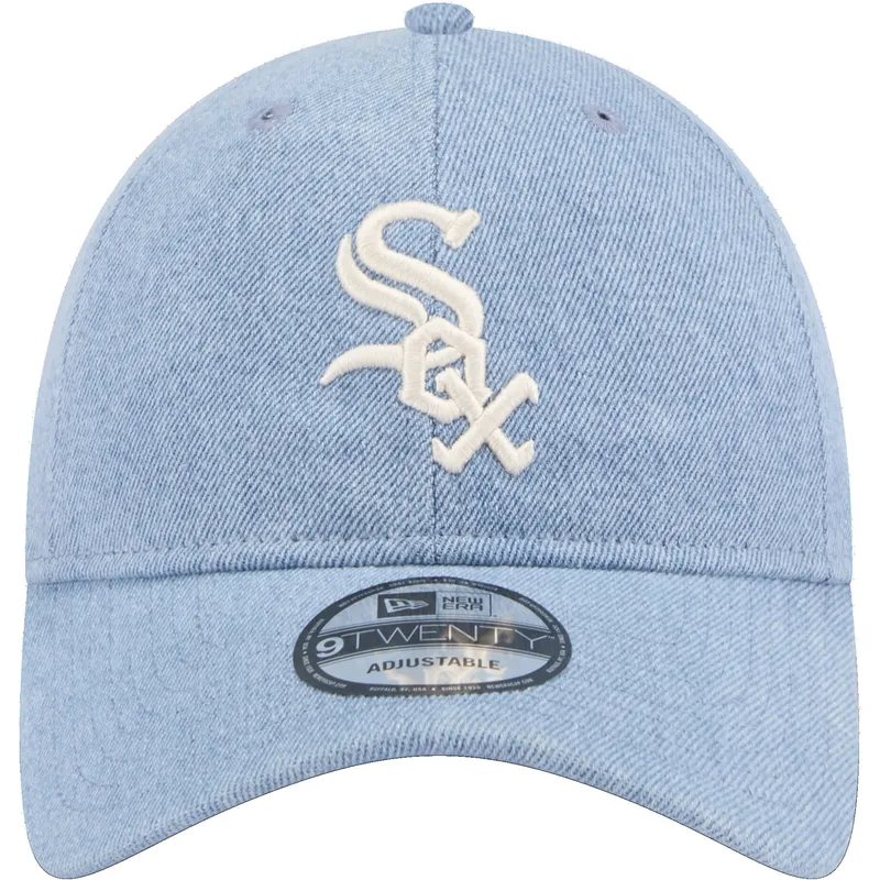 cepice-zaoblena-modra-nastavitelny-9twenty-washed-denim-chicago-white-sox-mlb-new-era