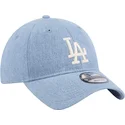cepice-zaoblena-modra-nastavitelny-9twenty-washed-denim-los-angeles-dodgers-mlb-new-era