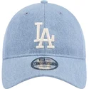 cepice-zaoblena-modra-nastavitelny-9twenty-washed-denim-los-angeles-dodgers-mlb-new-era