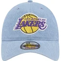 cepice-zaoblena-modra-nastavitelny-9twenty-washed-denim-los-angeles-lakers-nba-new-era