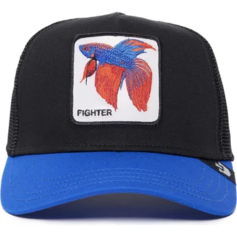 Čepice zaoblená černá snapback Siam Fighter The Farm Premium The Farm Goorin Bros.