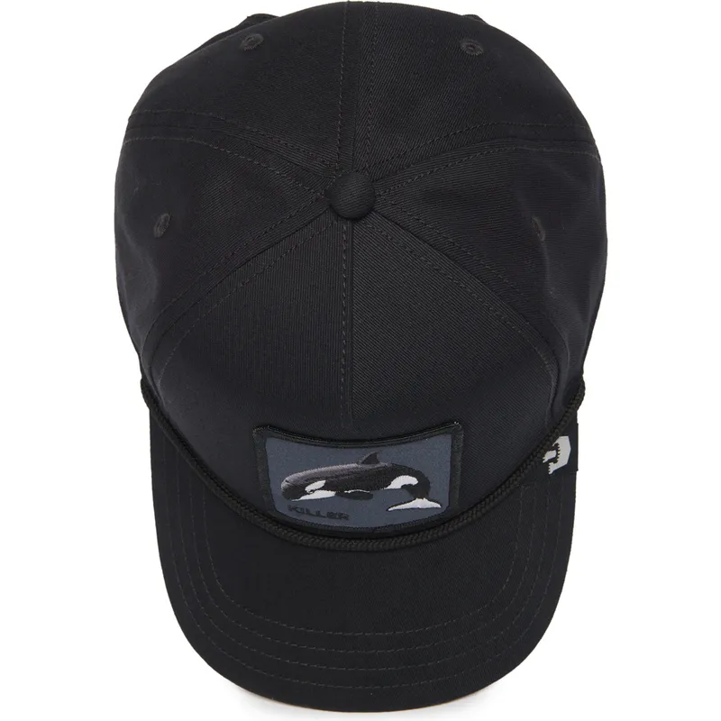 cepice-zaoblena-cerna-snapback-killer-whale-100-the-farm-all-over-canvas-the-farm-goorin-bros