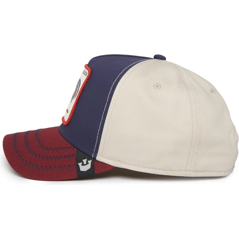 cepice-zaoblena-vicebarevna-snapback-cock-all-american-rooster-100-the-farm-all-over-canvas-the-farm-goorin-bros