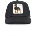 cepice-zaoblena-cerna-snapback-alpha-dog-100-the-farm-all-over-canvas-the-farm-goorin-bros