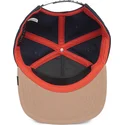 marineblaue-und-braune-snapback-kappe-lone-wolf-one-pack-the-farm-flats-von-goorin-bros