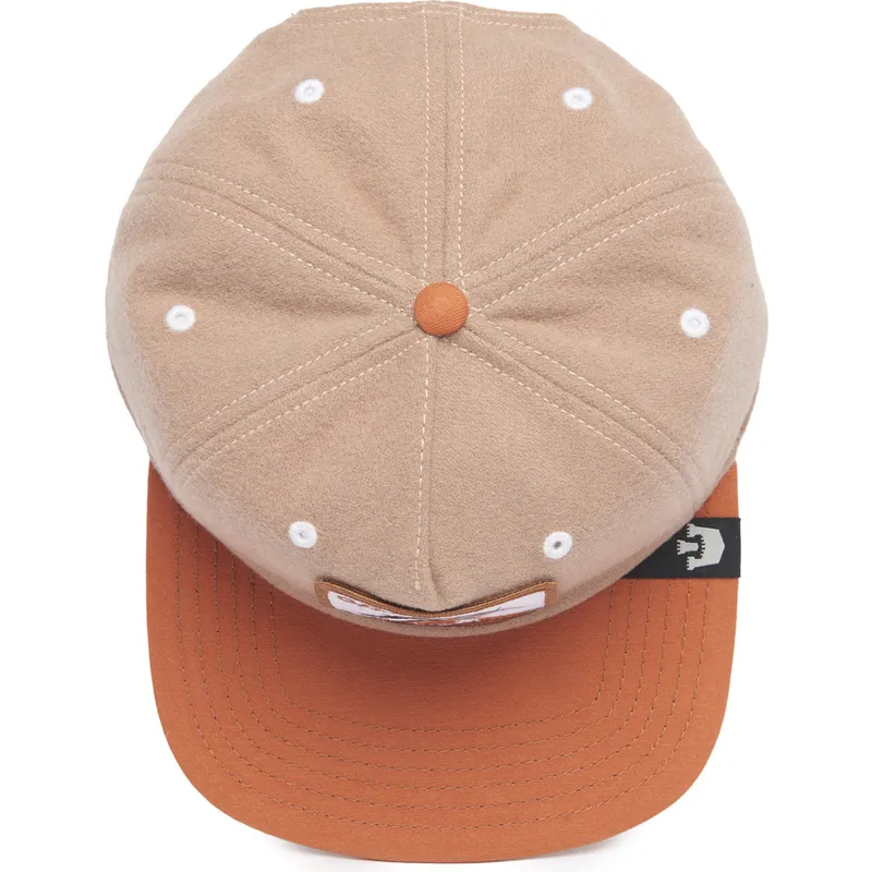 brun-platt-keps-snapback-get-goat-alpine-base-the-farm-flats-fran-goorin-bros