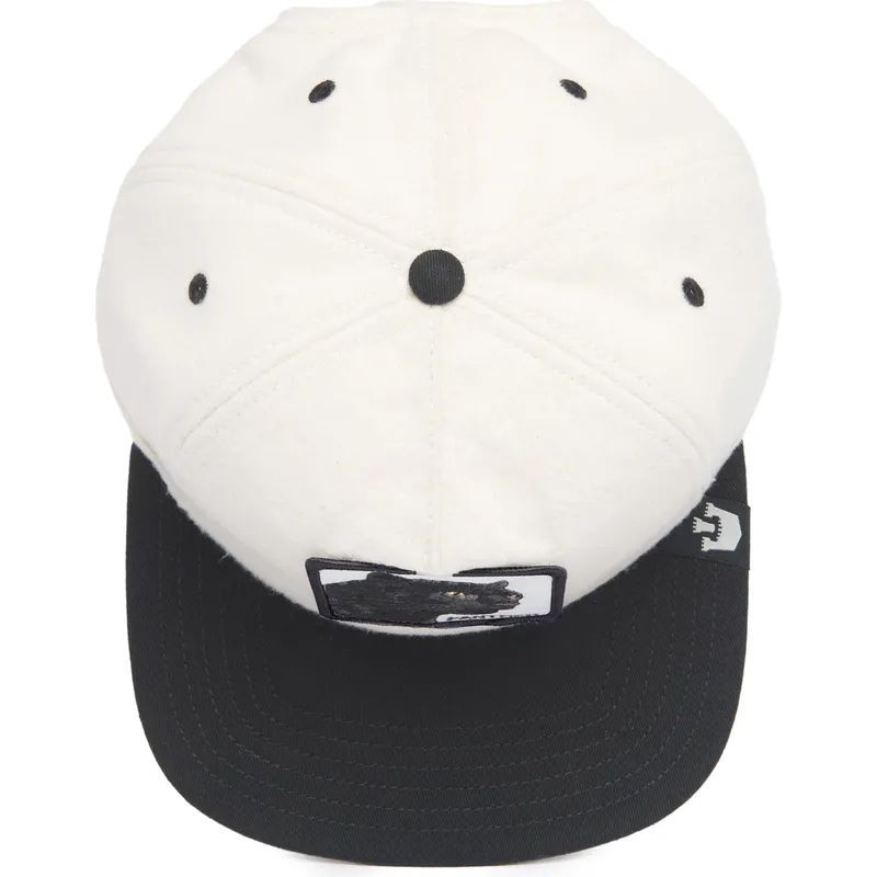vit-och-svart-platt-snapback-keps-panter-black-panther-stealth-explorer-the-farm-flats-fran-goorin-bros