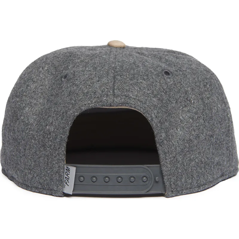 cepice-rovna-seda-snapback-black-sheep-flock-mountain-the-farm-flats-the-farm-goorin-bros