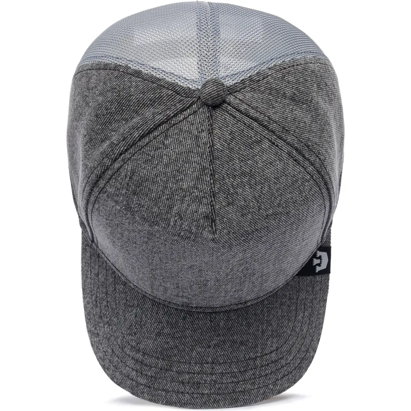 goorin-bros-the-farm-nude-denim-graue-snapback-kappe-mit-gebogenem-schirm