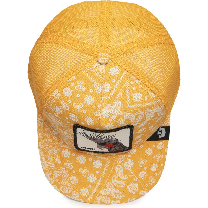 cepice-zaoblena-zluta-snapback-punk-spray-paint-arch-the-farm-paisley-the-farm-goorin-bros cepice-zaoblena-zluta-snapback-punk-spray-paint-arch-the-farm-paisley-the-farm-goorin-bros