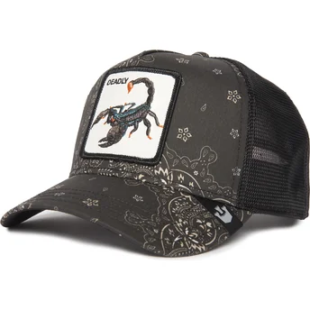 cepice-zaoblena-cerna-snapback-deadly-diamonds-and-pearls-the-farm-paisley-the-farm-goorin-bros
