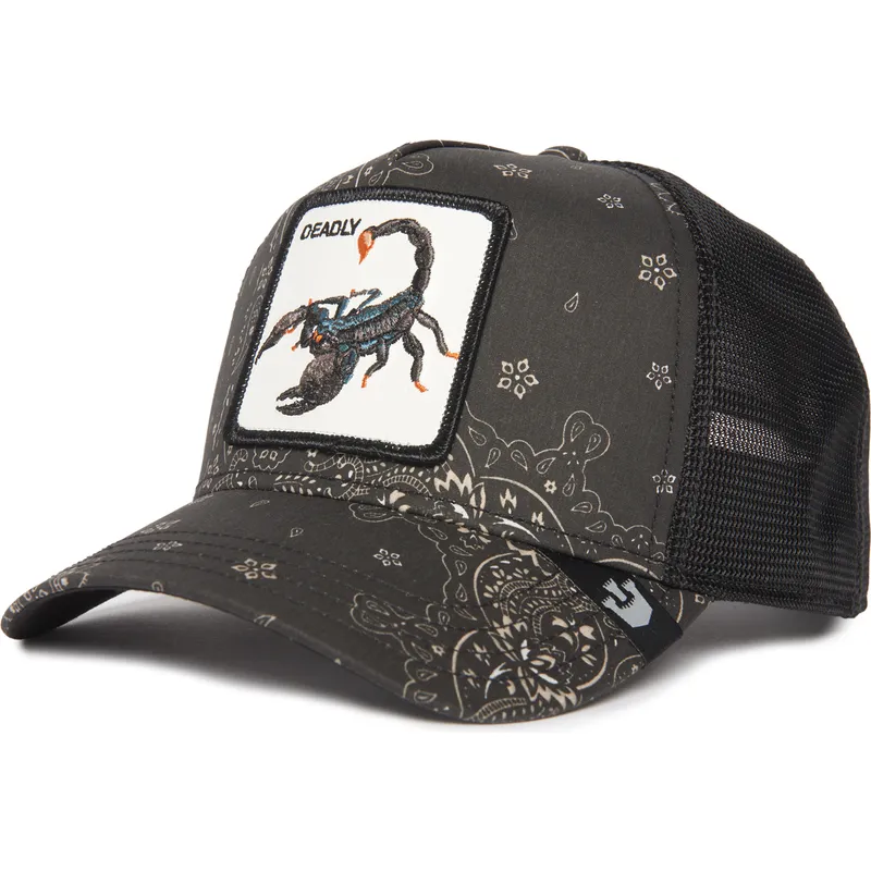 cepice-zaoblena-cerna-snapback-deadly-diamonds-and-pearls-the-farm-paisley-the-farm-goorin-bros
