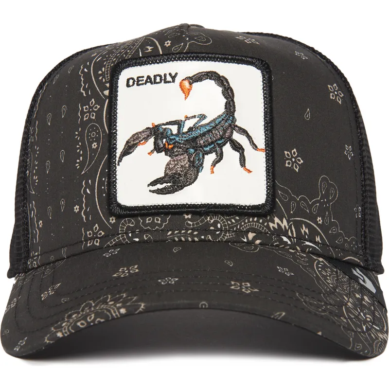 cepice-zaoblena-cerna-snapback-deadly-diamonds-and-pearls-the-farm-paisley-the-farm-goorin-bros