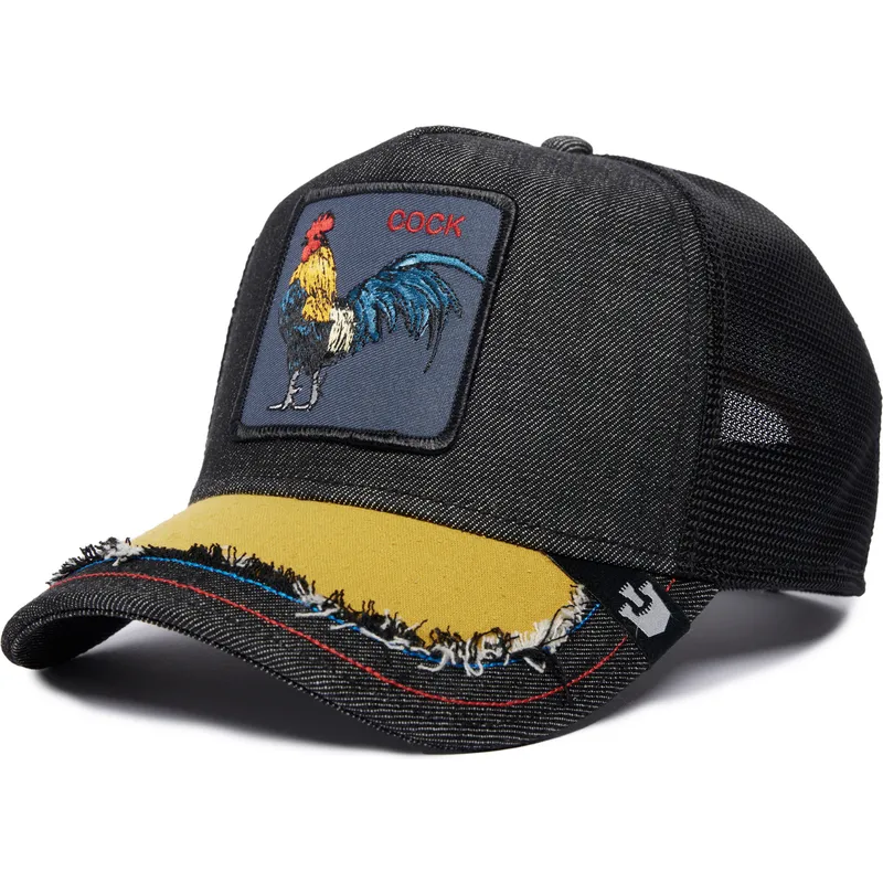 cepice-zaoblena-cerna-snapback-silky-cock-the-farm-silky-roots-the-farm-goorin-bros