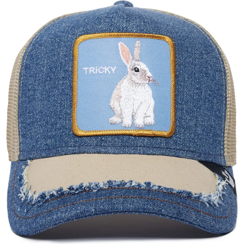 cepice-zaoblena-modra-snapback-tricky-silky-rabbit-the-farm-silky-roots-the-farm-goorin-bros