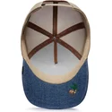 cepice-zaoblena-modra-snapback-tricky-silky-rabbit-the-farm-silky-roots-the-farm-goorin-bros
