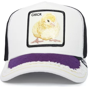 Goorin Bros. Silky Chick The Farm Silky Roots White and Black Trucker Hat