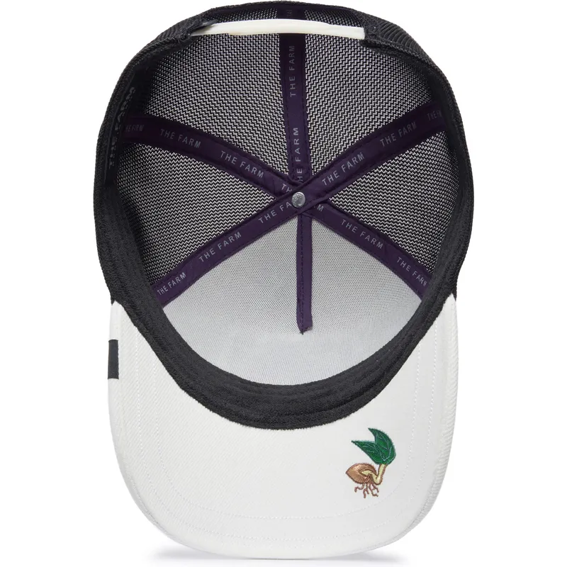cepice-zaoblena-bila-snapback-silky-chick-the-farm-silky-roots-the-farm-goorin-bros