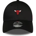 schwarze-verstellbare-9forty-home-field-trucker-cap-der-chicago-bulls-nba-von-new-era
