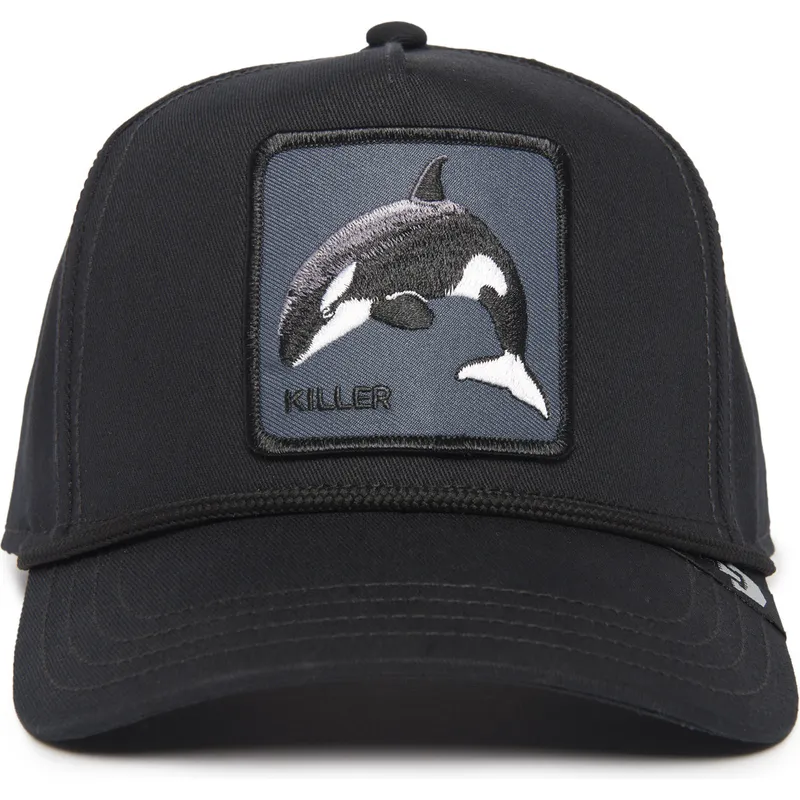 cepice-zaoblena-cerna-snapback-killer-whale-100-the-farm-all-over-canvas-the-farm-goorin-bros